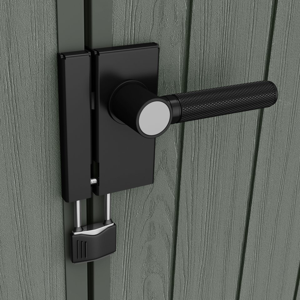 Keter 4’x6′ Norfolk Leisure Darwin Heavy Duty Plastic Garden Shed – Green - Image 3