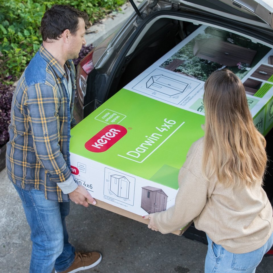 Keter 4’x6′ Norfolk Leisure Darwin Heavy Duty Plastic Garden Shed – Green - Image 8