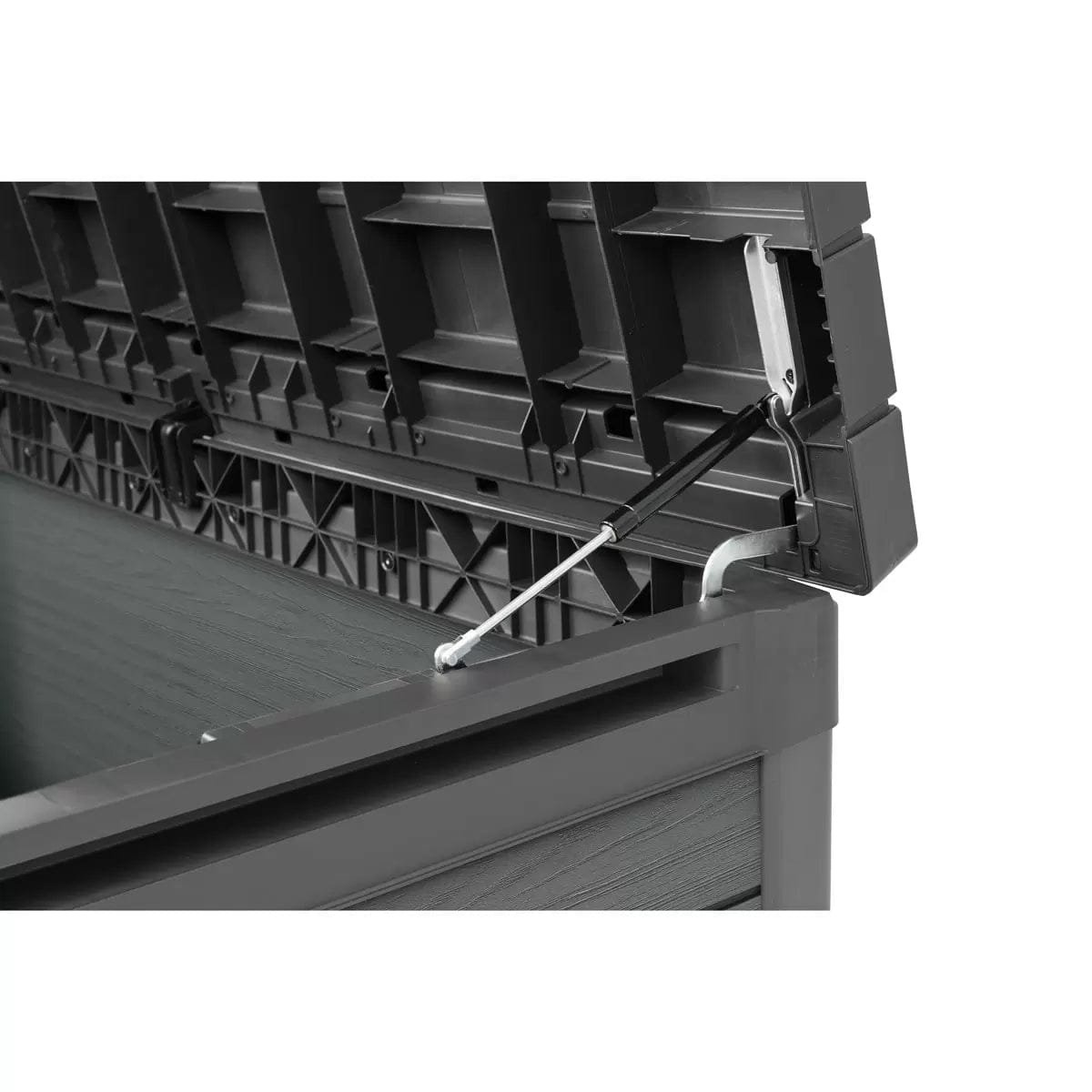 Keter Premier 570L Plastic Storage Box – Grey - Image 4