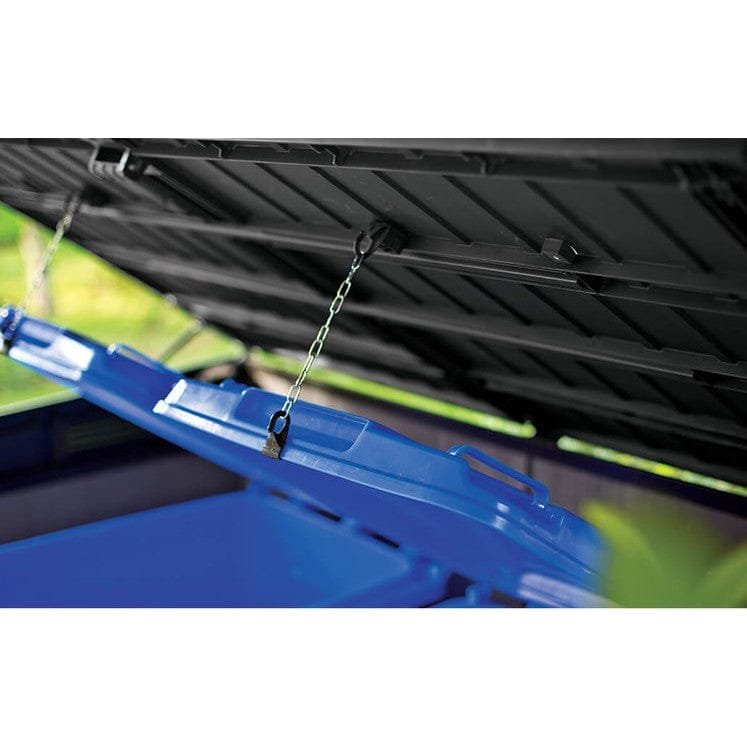 Keter 6′ x 3′ Oakland Grande Store Heavy Duty Plastic Shed – Grey - Image 5