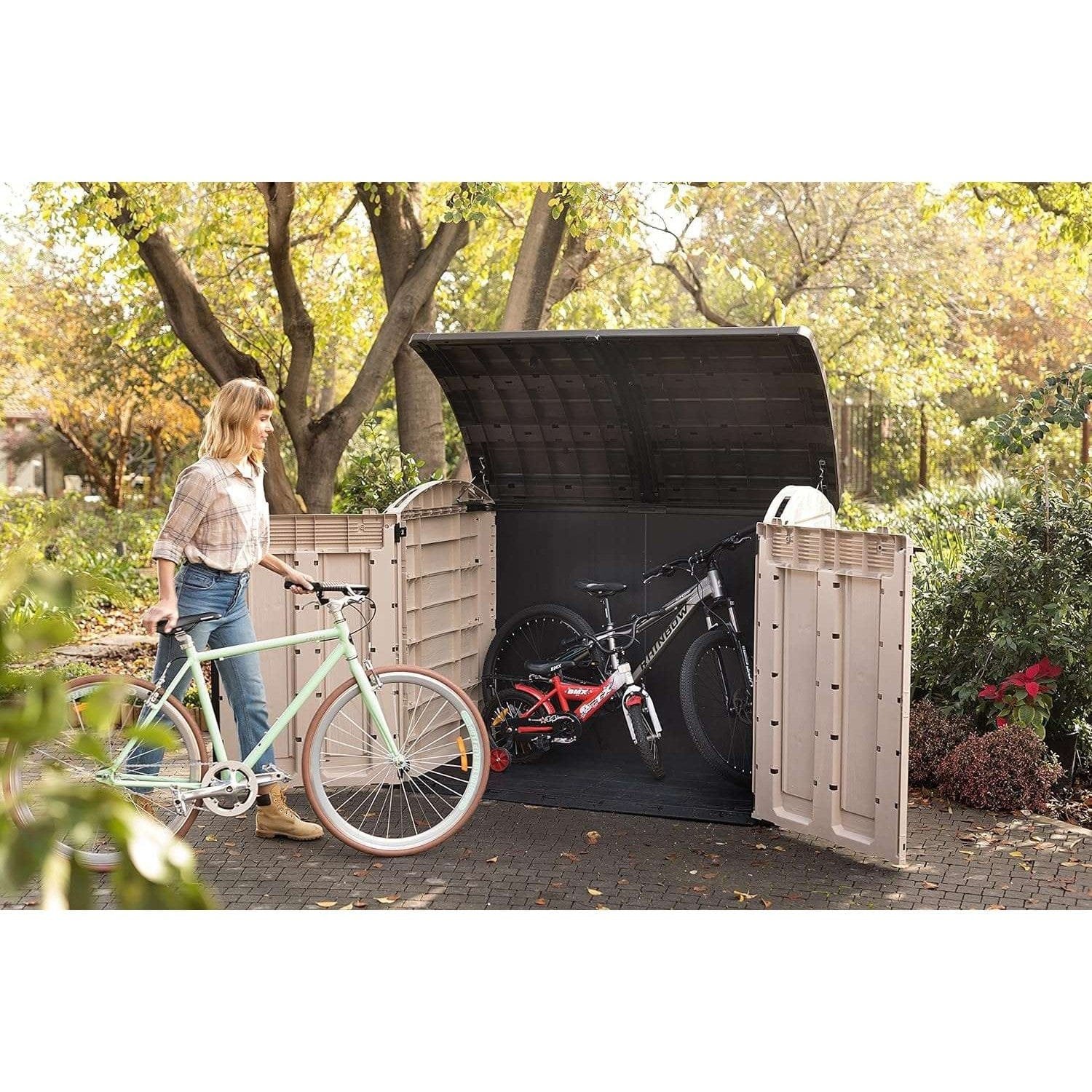 Keter 5.5′ x 3.5′ Store It Out Ultra Plastic Shed - Image 9