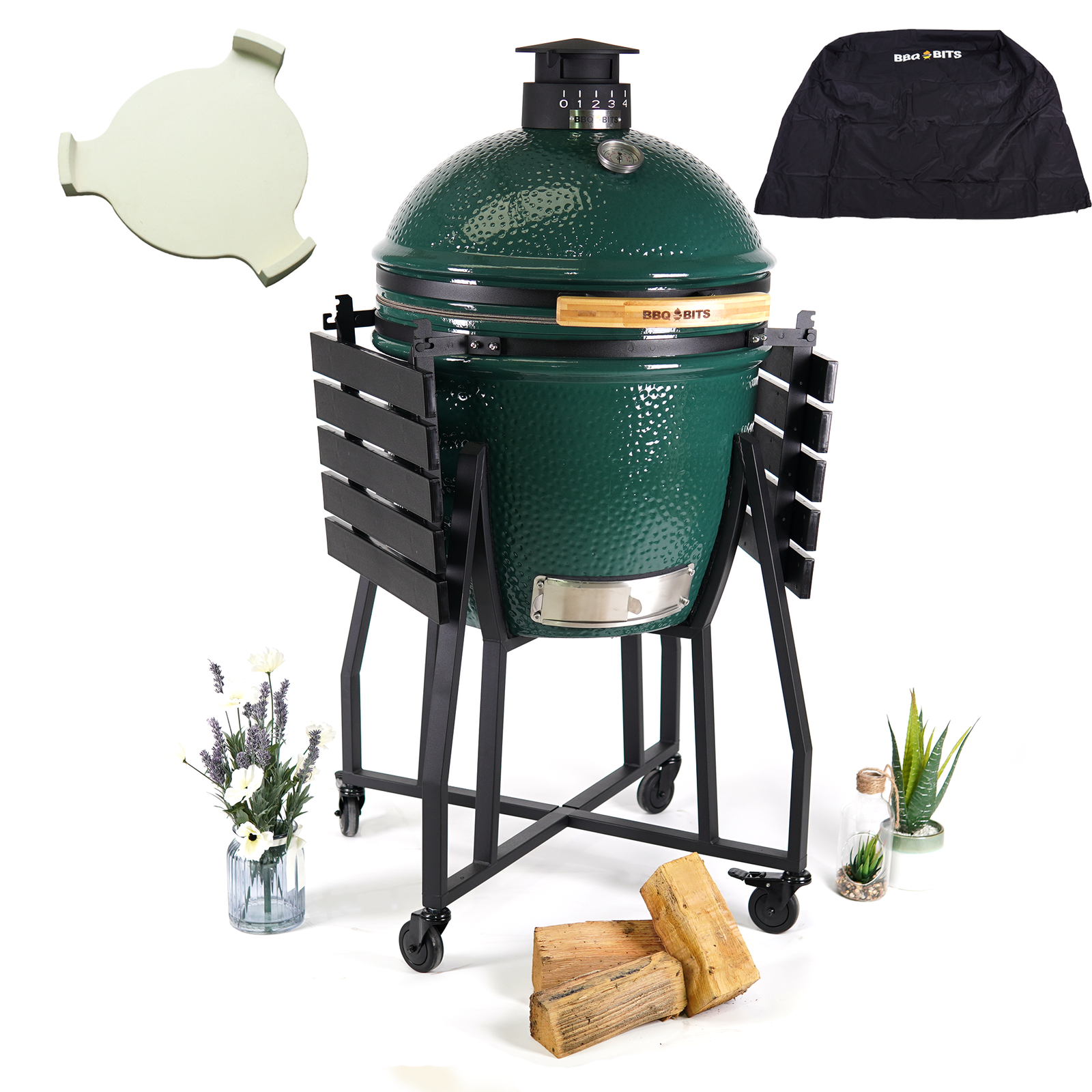 Kamado X Classic BBQ Bundle Green