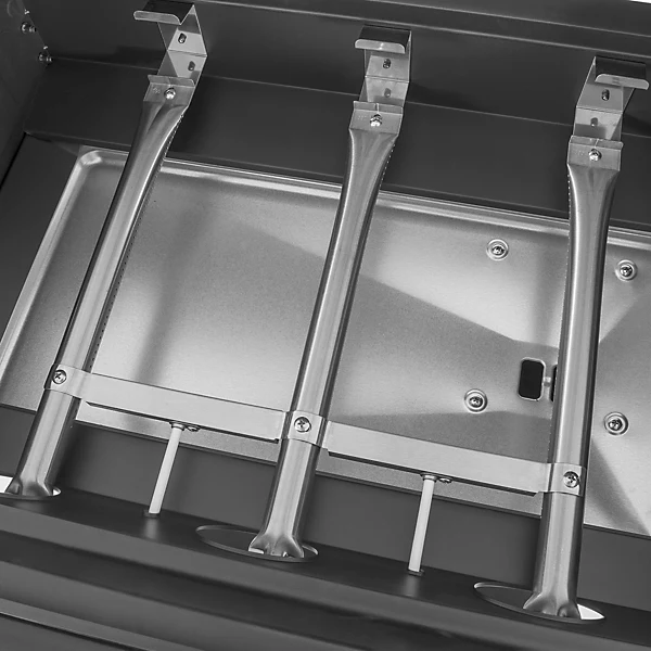 Black 2 burner Gas BBQ - Image 6