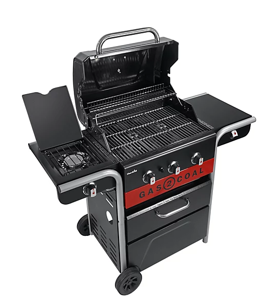 Char-Broil Gas2Coal 2.0 Black 3 burner Gas Hybrid BBQ - Image 2