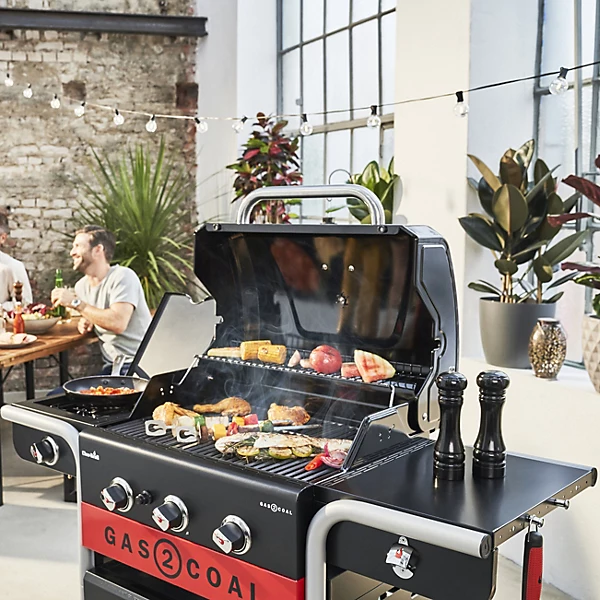 Char-Broil Gas2Coal 2.0 Black 3 burner Gas Hybrid BBQ - Image 10