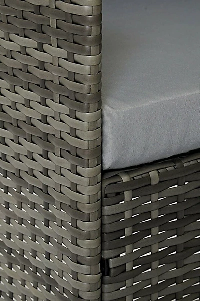 EVRE Grey Rattan Garden Furniture Set Patio Conservatory Balcony Outdoor 4 Seater - Image 7