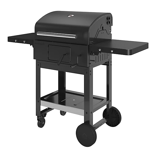 GoodHome Etowah Black Charcoal BBQ (D) 3660mm 207 x 430mm