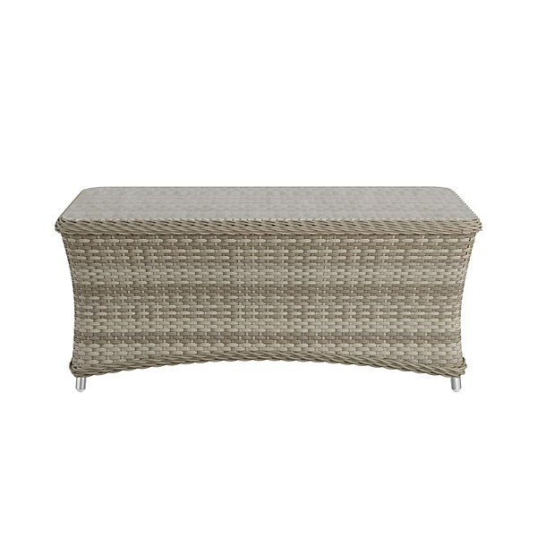 GoodHome Hamilton Cappuccino Rattan effect Metal 4 Seater Coffee set - Image 7