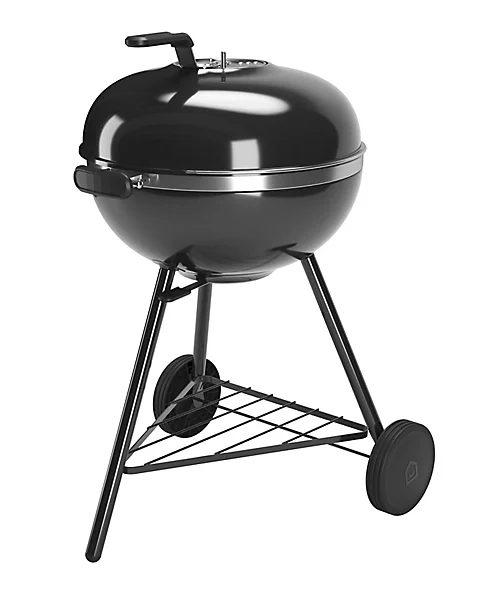 GoodHome Kiowa Black Charcoal BBQ 550mm