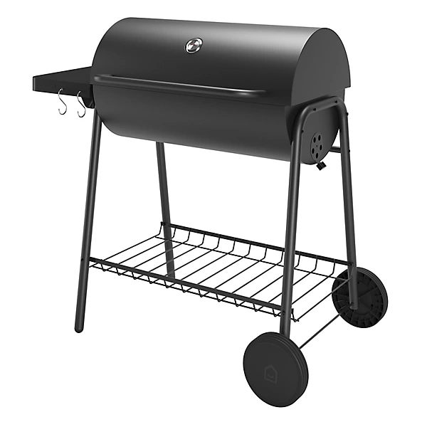 GoodHome Tehama Black Charcoal BBQ 360 x 395mm x 2pcs