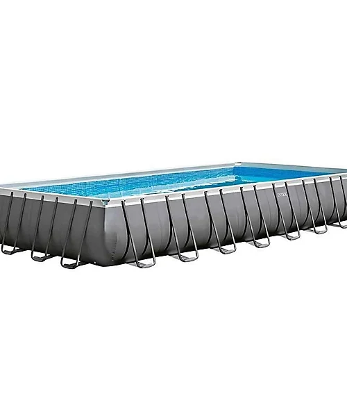 Intex 32ft x 16ft x 52" Ultra XTR Frame Rectangular Above Ground Swimming Pool with Sand Filter Pump