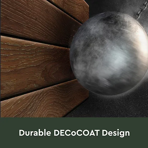 Keter Signature 7x11 ft Pent Walnut Plastic 2 door Shed with floor & 8 windows - Image 6