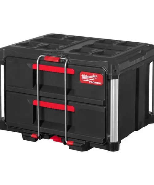Milwaukee PACKOUT 2 Drawer Tool Box Organiser Stackable Tool Storage 4932472129