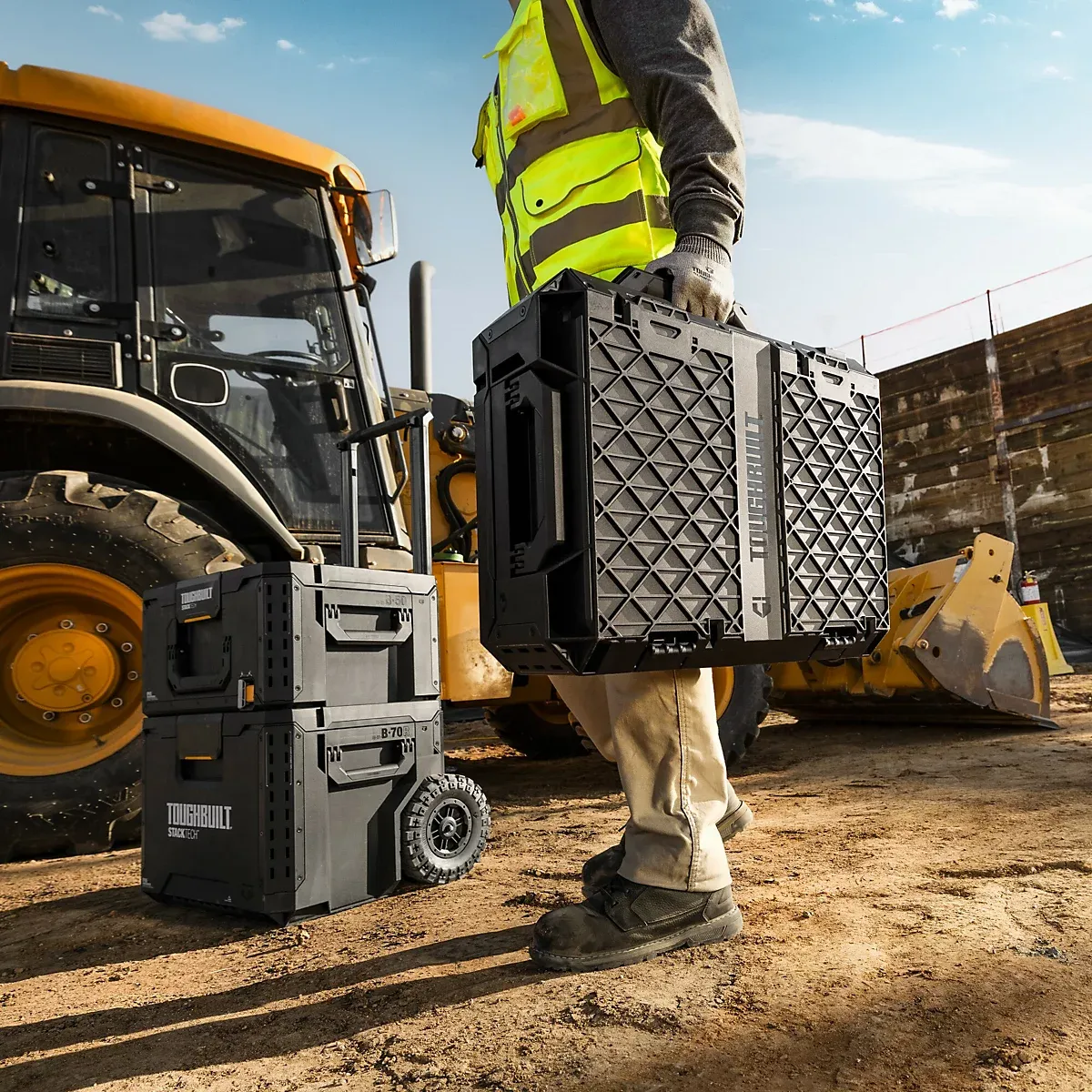 Toughbuilt StackTech 3 piece Rolling Toolbox set - Image 7