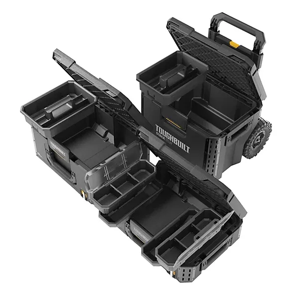 Toughbuilt StackTech 3 piece Rolling Toolbox set - Image 2