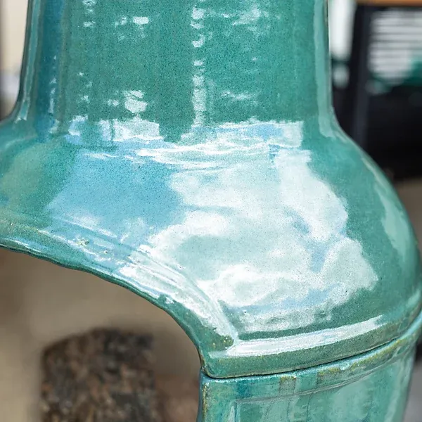 La Hacienda Trentham Clay Chiminea (H)82.2cm (W)38cm - Image 3